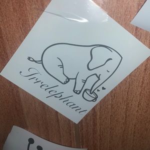 Irrelephant decal